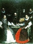 Lavinia Fontana portratt av familjen gozzadini oil painting